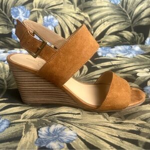 Smooth, suede strap heels